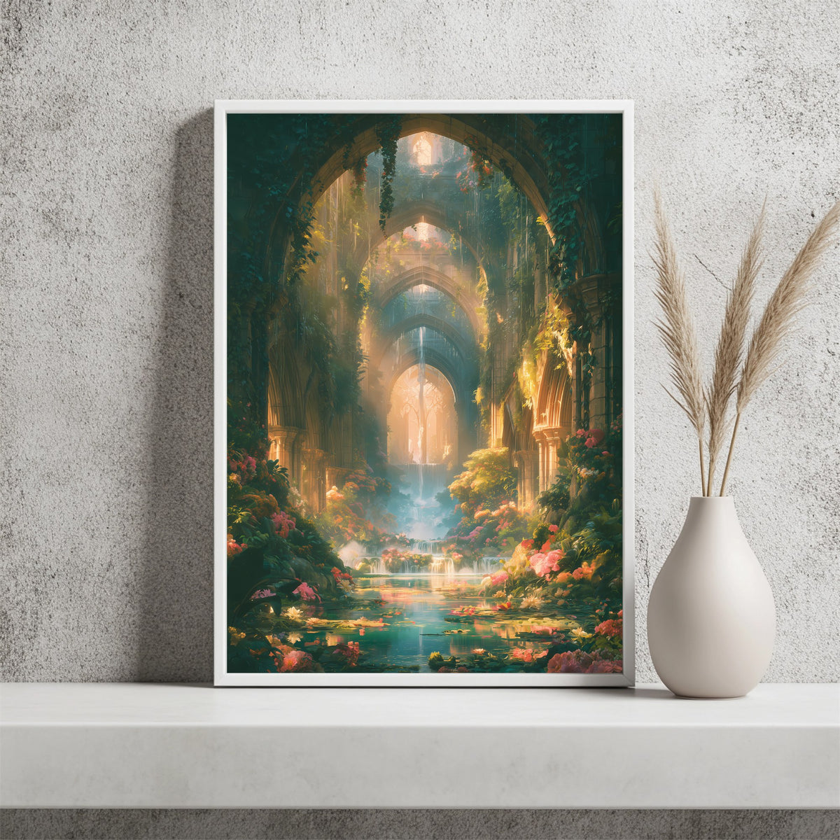 Verwunschene Arkaden Poster – Raumansicht 2