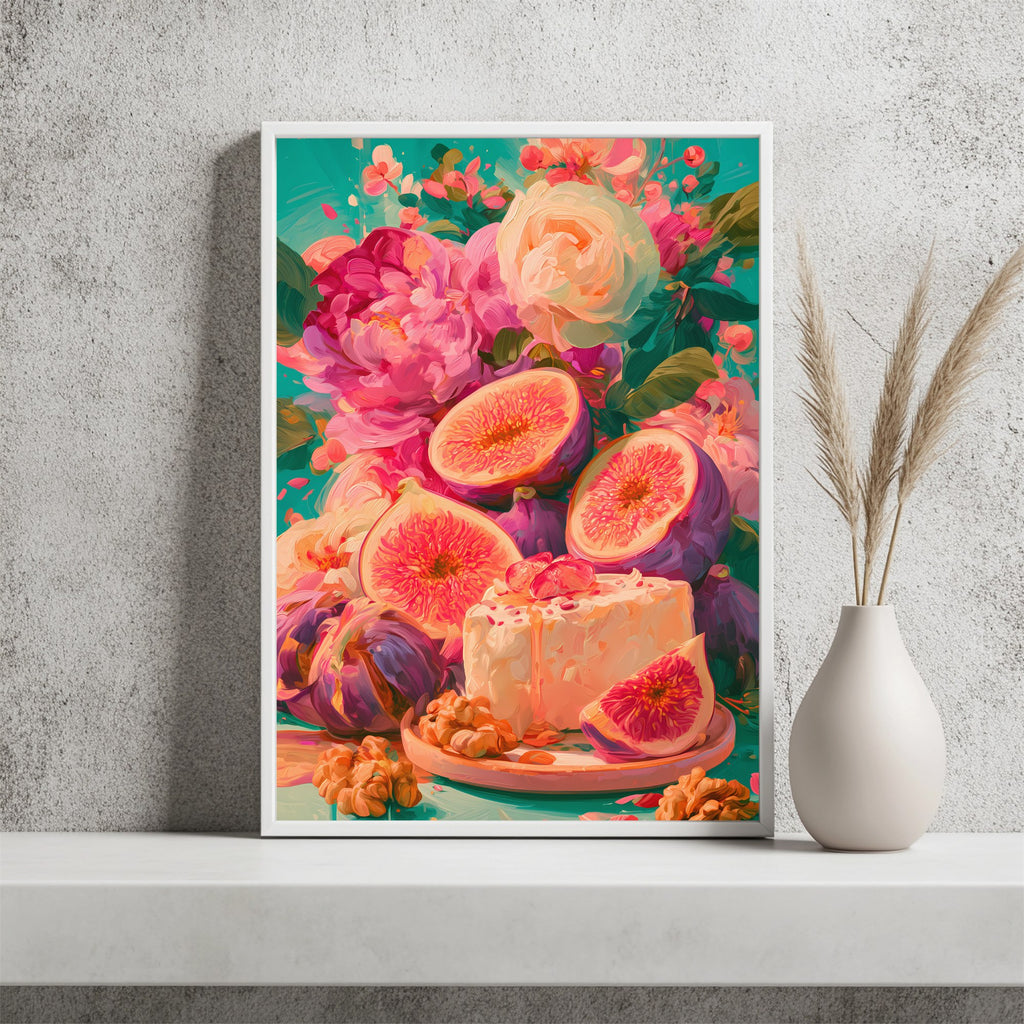 Feigen und Käse Poster – Raumansicht 2