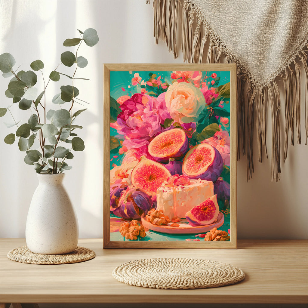 Feigen und Käse Poster – Raumansicht 3