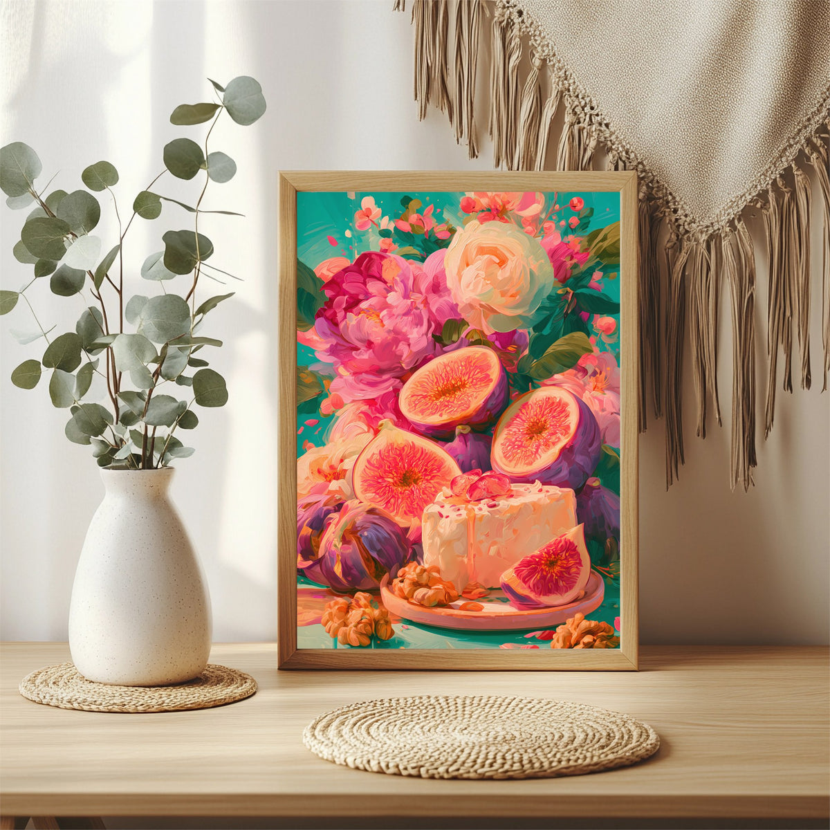 Feigen und Käse Poster – Raumansicht 3