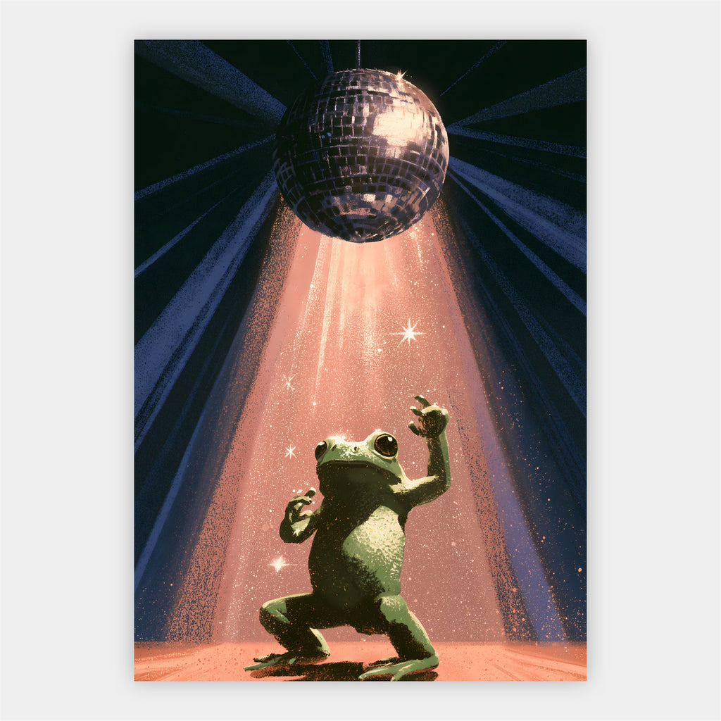 Tanzender Frosch Poster – Freisteller
