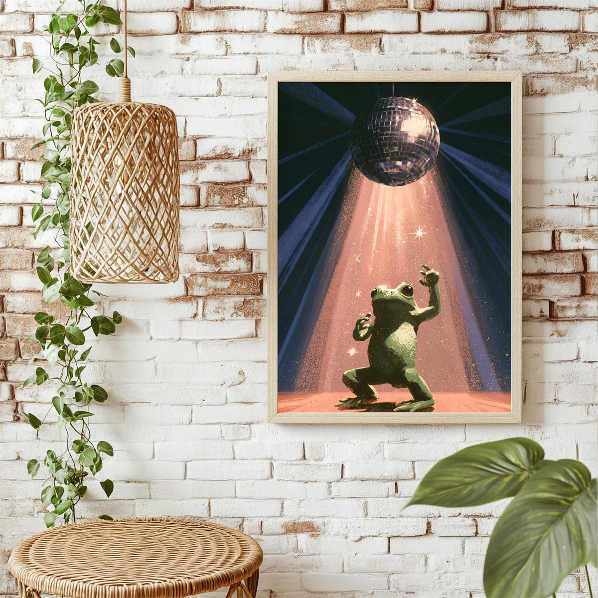 Tanzender Frosch Poster – Raumansicht 1