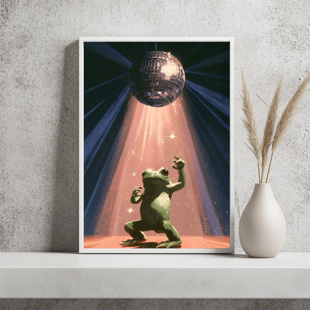 Tanzender Frosch Poster – Raumansicht 2