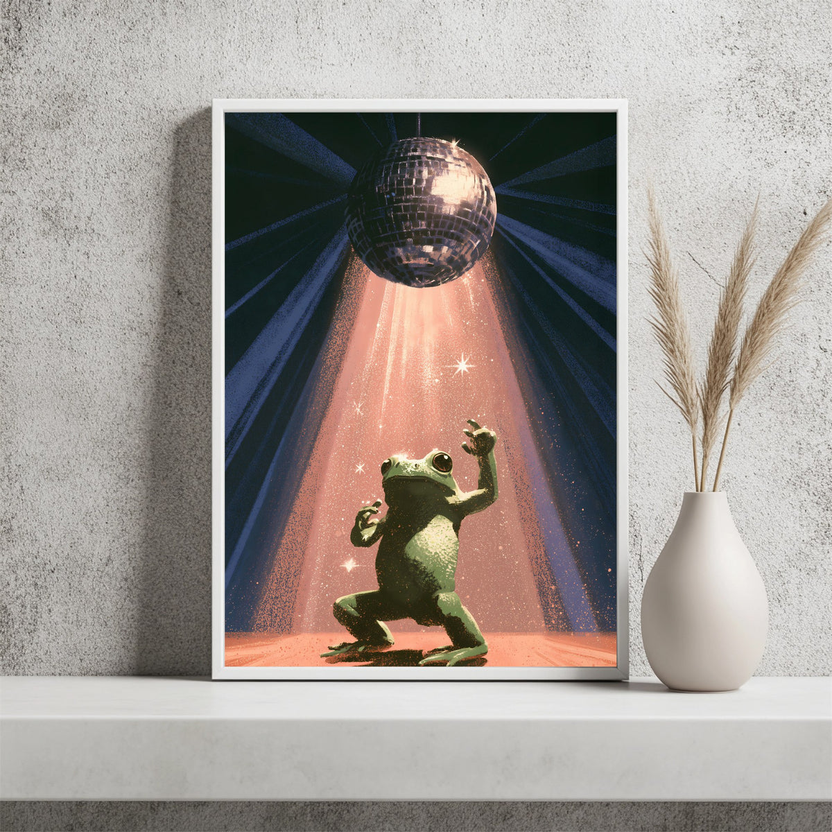 Tanzender Frosch Poster – Raumansicht 2