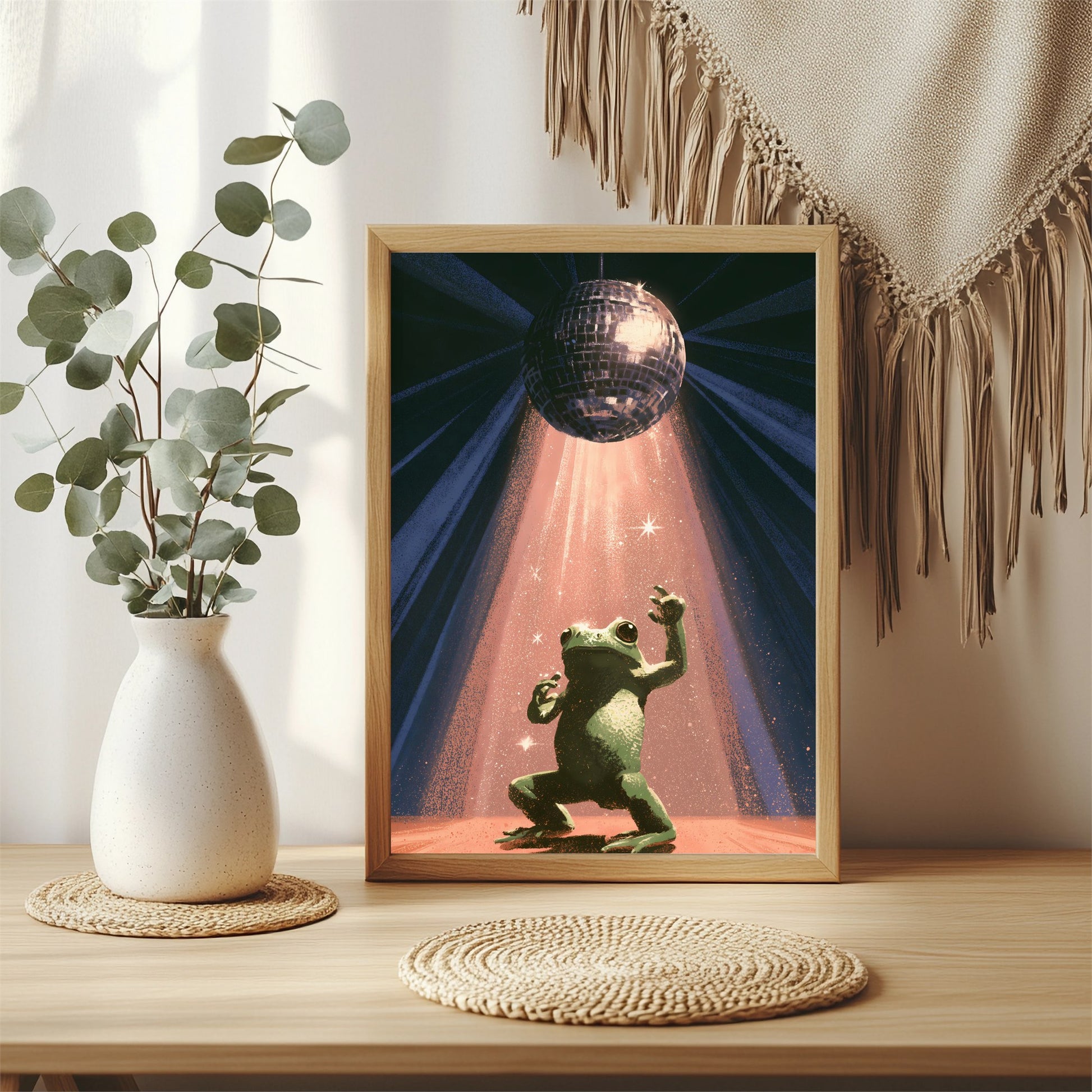 Tanzender Frosch Poster – Raumansicht 3
