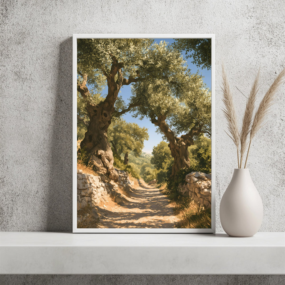 Alter Olivenweg Poster – Raumansicht 2