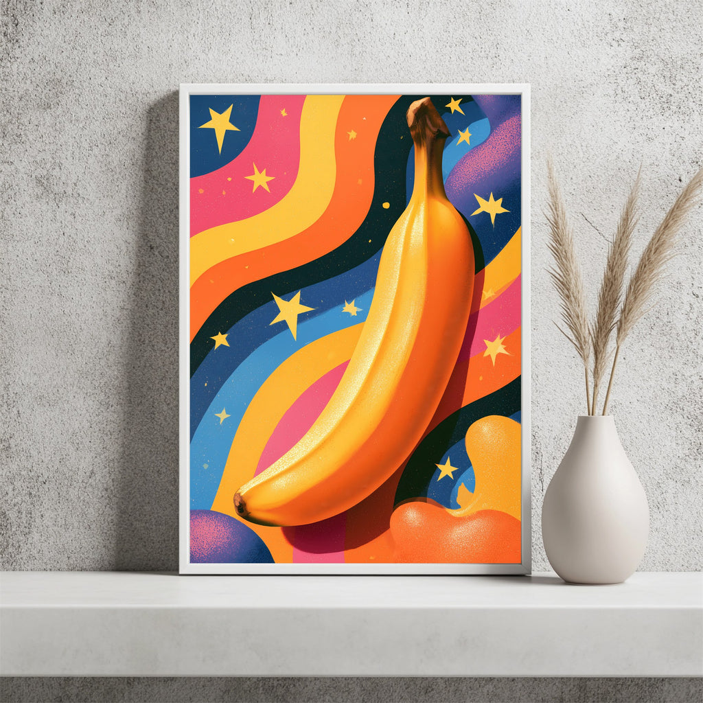 Banane im Weltraum Poster – Raumansicht 2