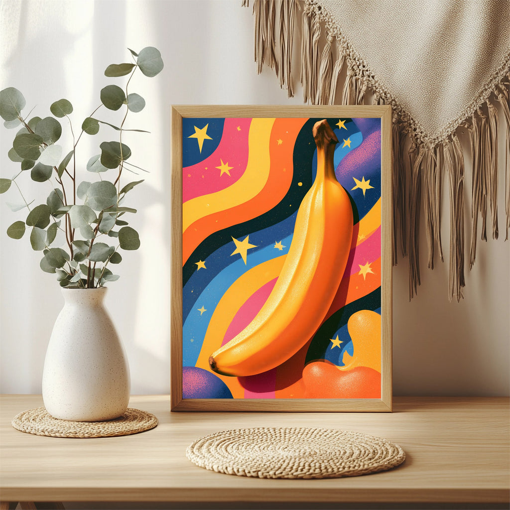 Banane im Weltraum Poster – Raumansicht 3