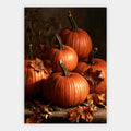 Herbstliche Kürbisse Poster – Freisteller