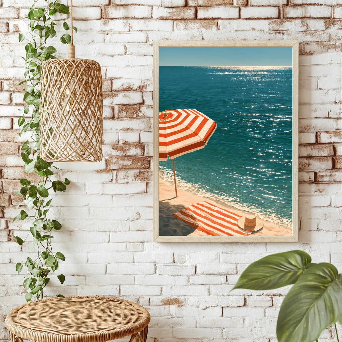 Sommer am Meer Poster – Raumansicht 1