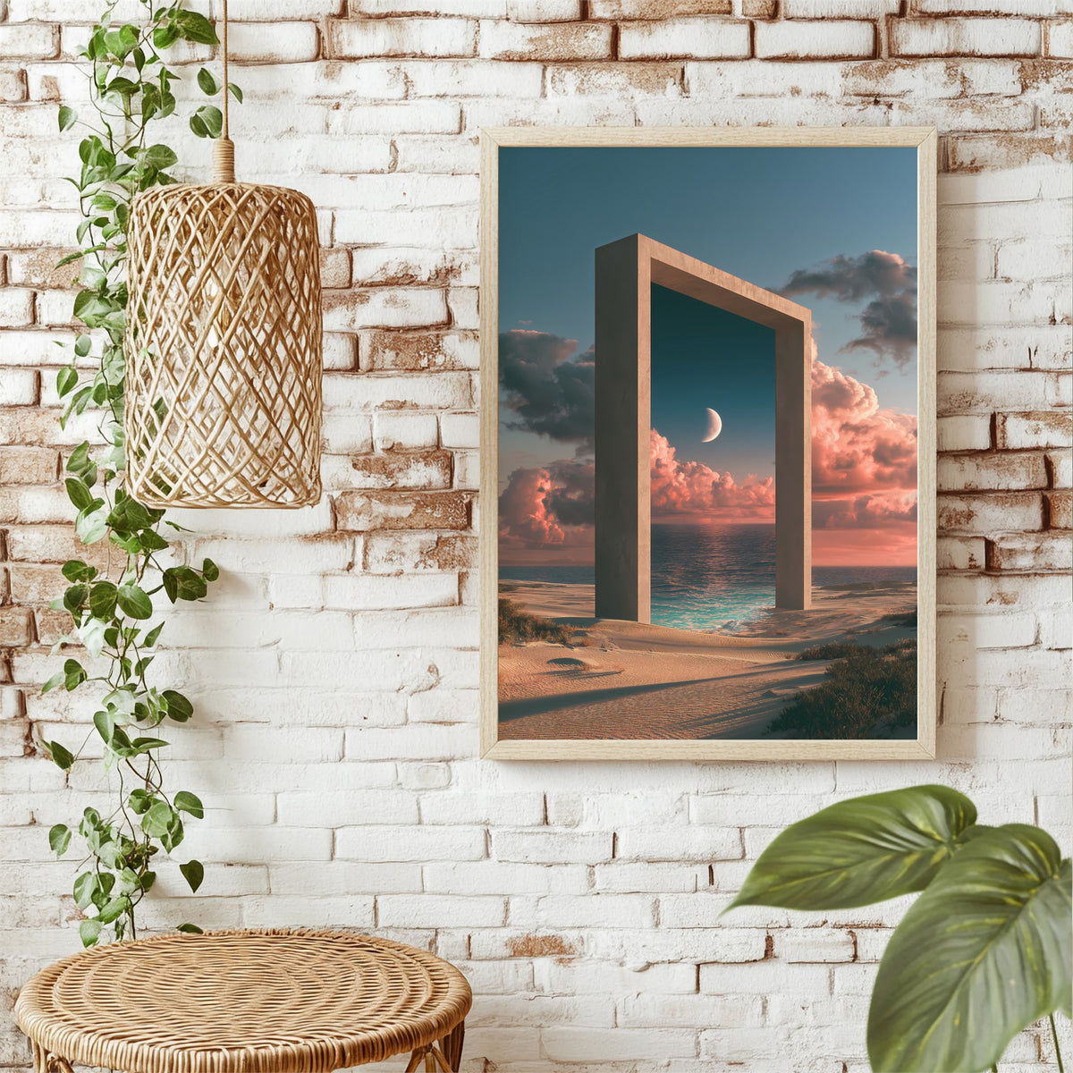 Tor zum Mond Poster – Raumansicht 1