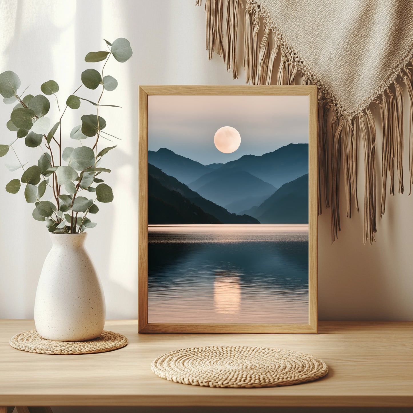 Mondberge am Alpensee Poster – Raumansicht 3
