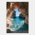 Meeresgrotte Poster – Freisteller