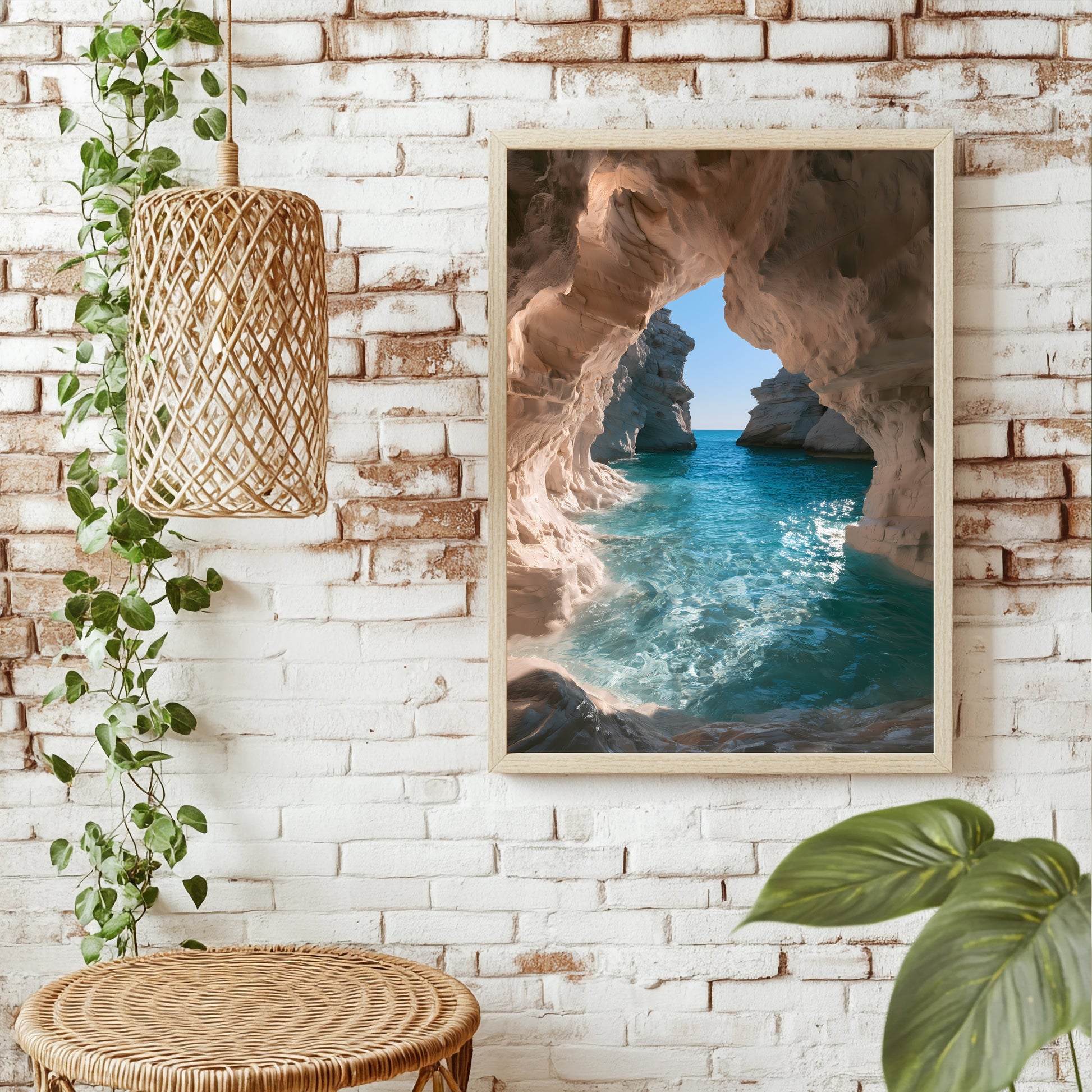 Meeresgrotte Poster – Raumansicht 1