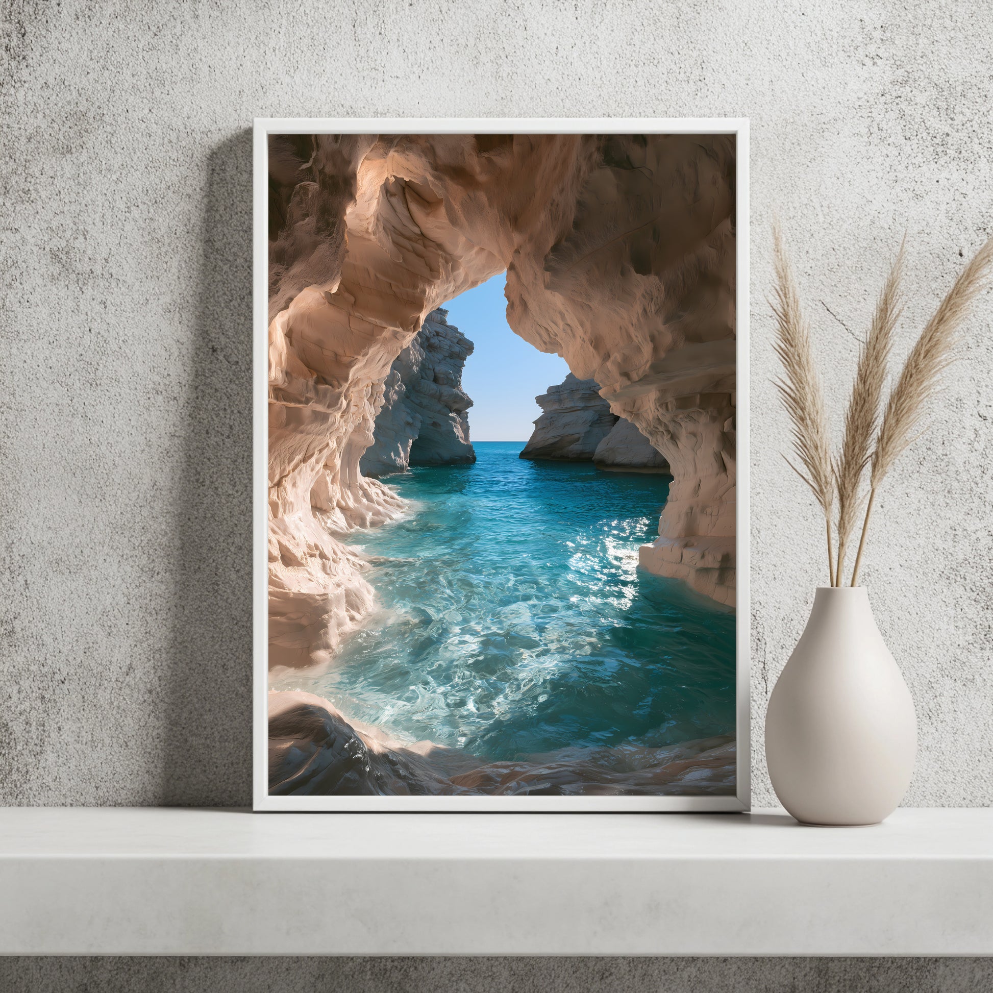 Meeresgrotte Poster – Raumansicht 2