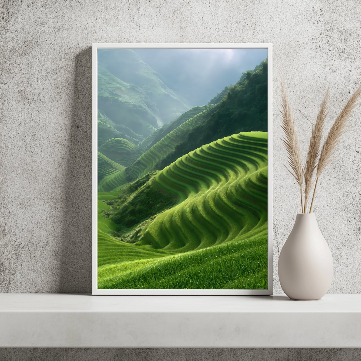 Terrassenhügel Poster – Raumansicht 2