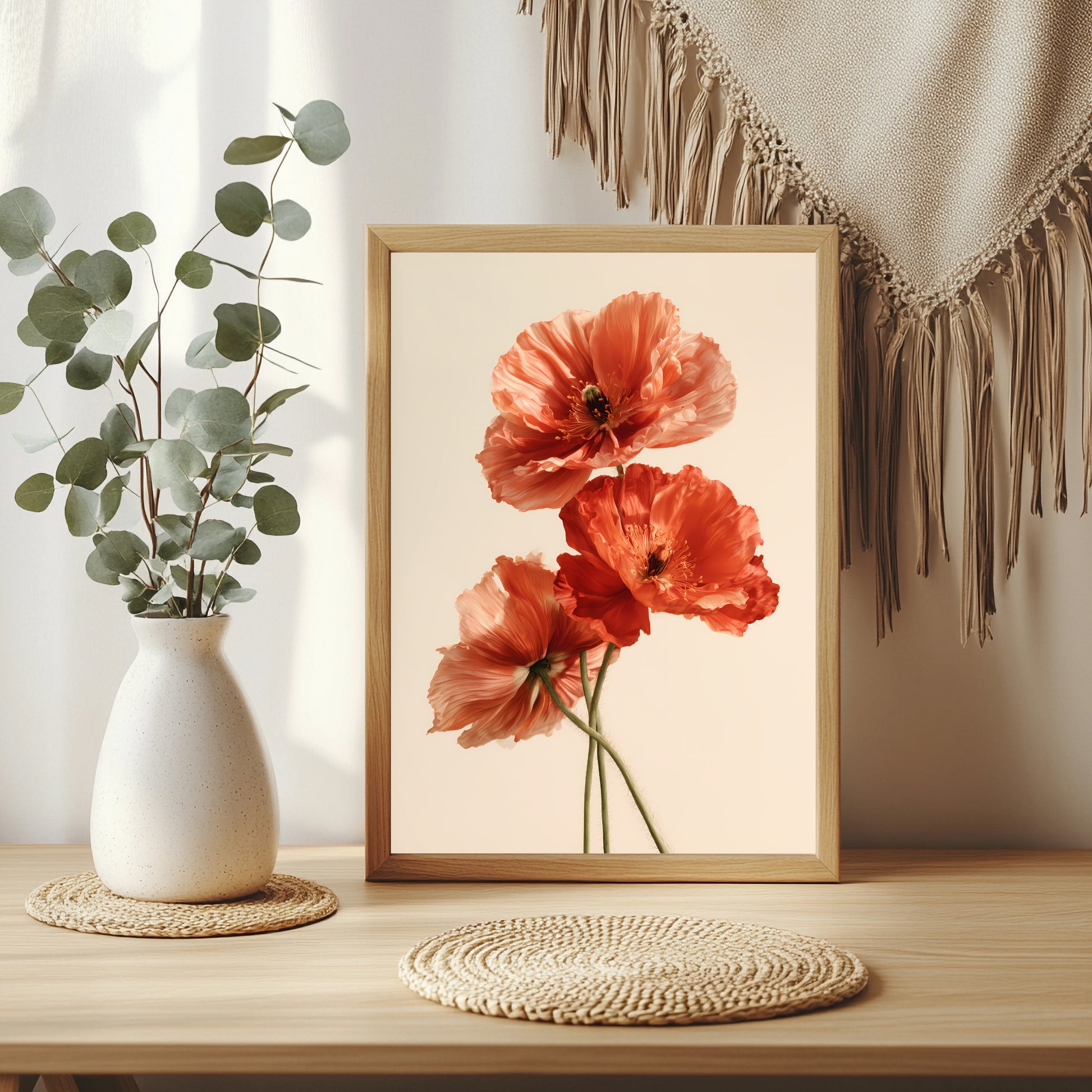 Mohnblumen Poster – Raumansicht 3