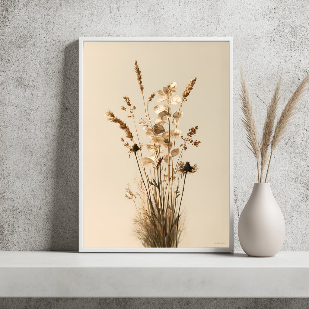Trockenblumen Poster – Raumansicht 2