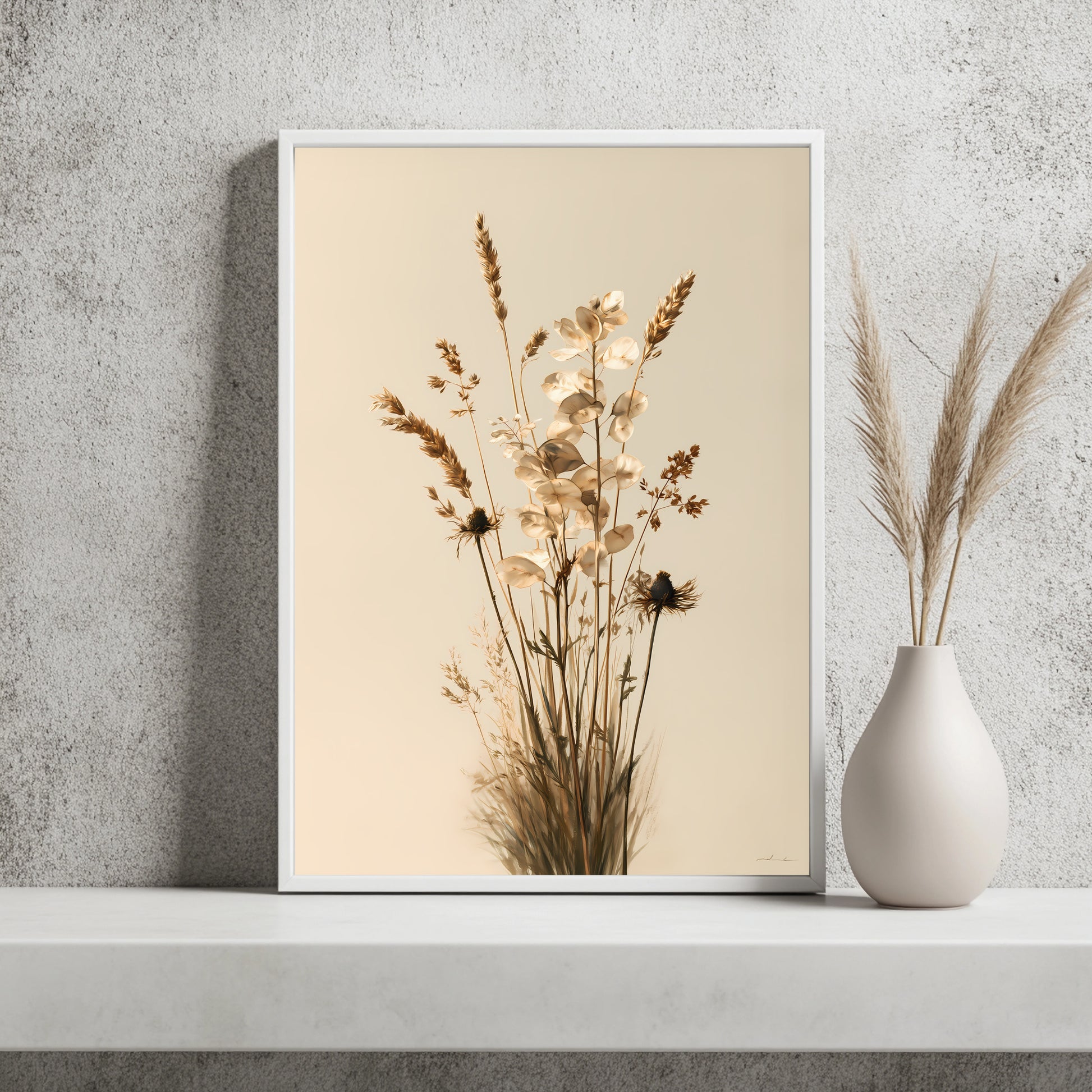 Trockenblumen Poster – Raumansicht 2