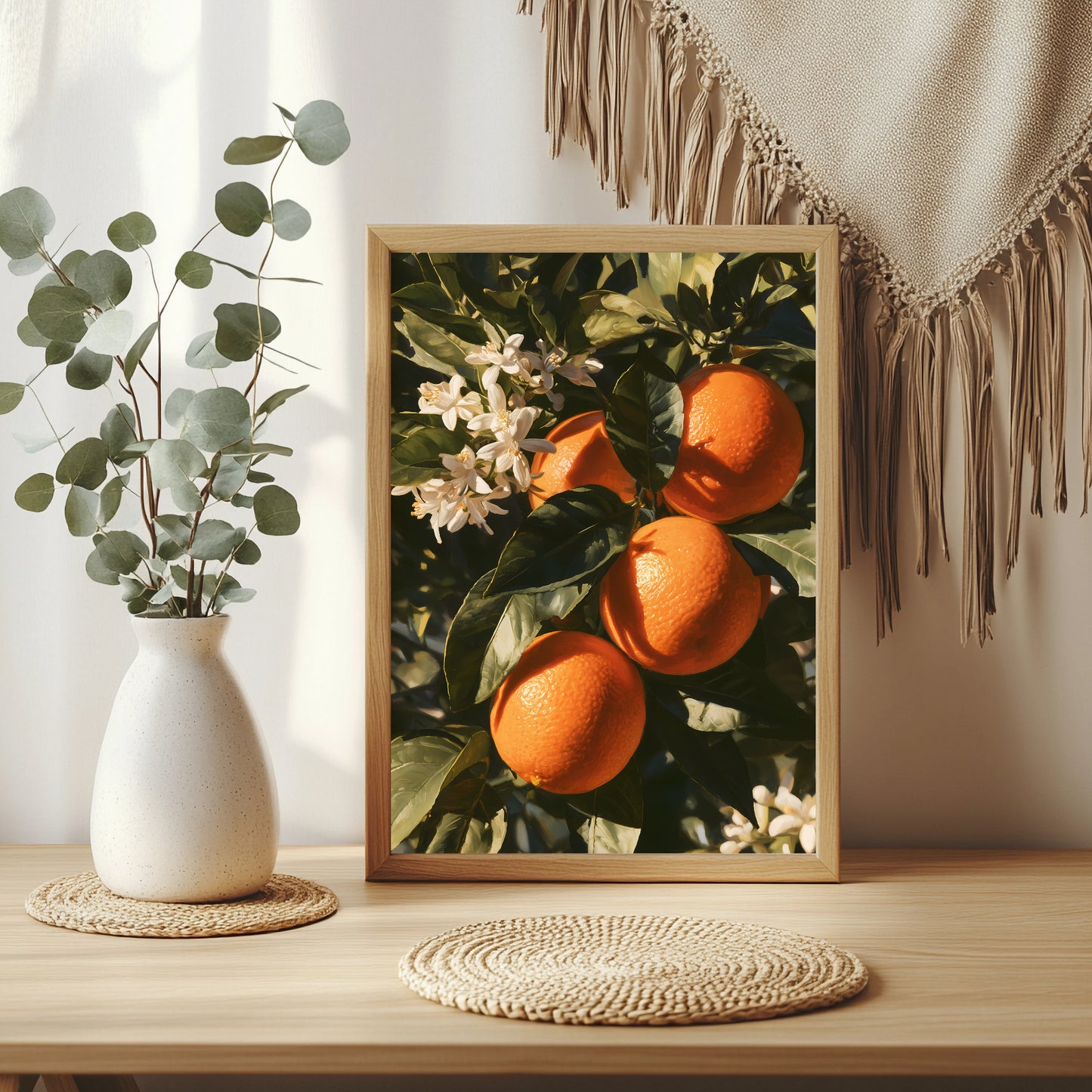 Orangenzweig Poster – Raumansicht 3
