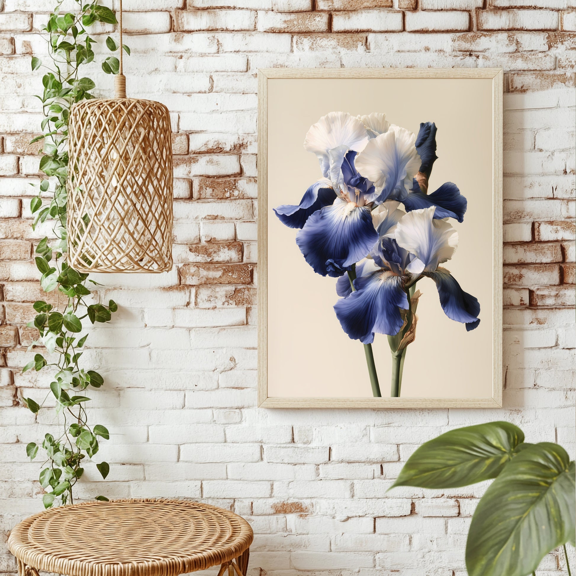 Irisblüten Poster – Raumansicht 1