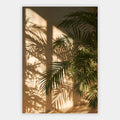 Palmblattschatten Poster – Freisteller