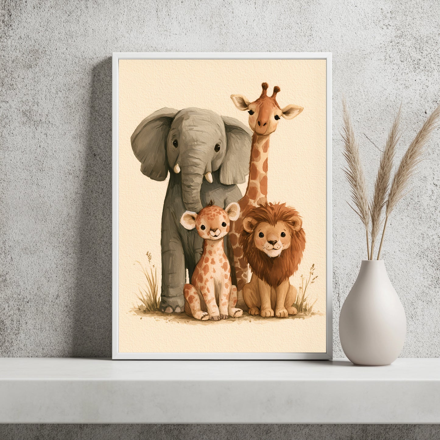 Safari-Freunde Poster – Raumansicht 2