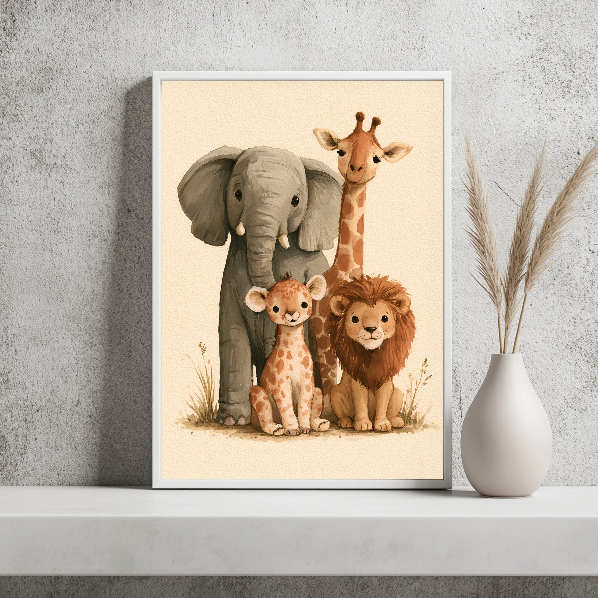 Safari-Freunde Poster – Raumansicht 2