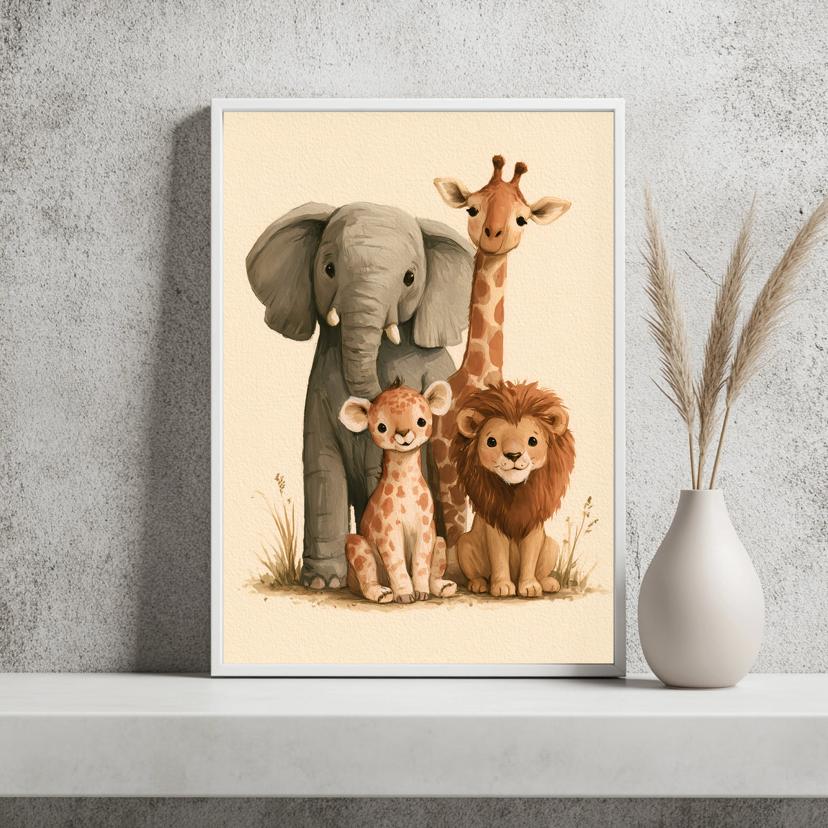 Safari-Freunde Poster – Raumansicht 2