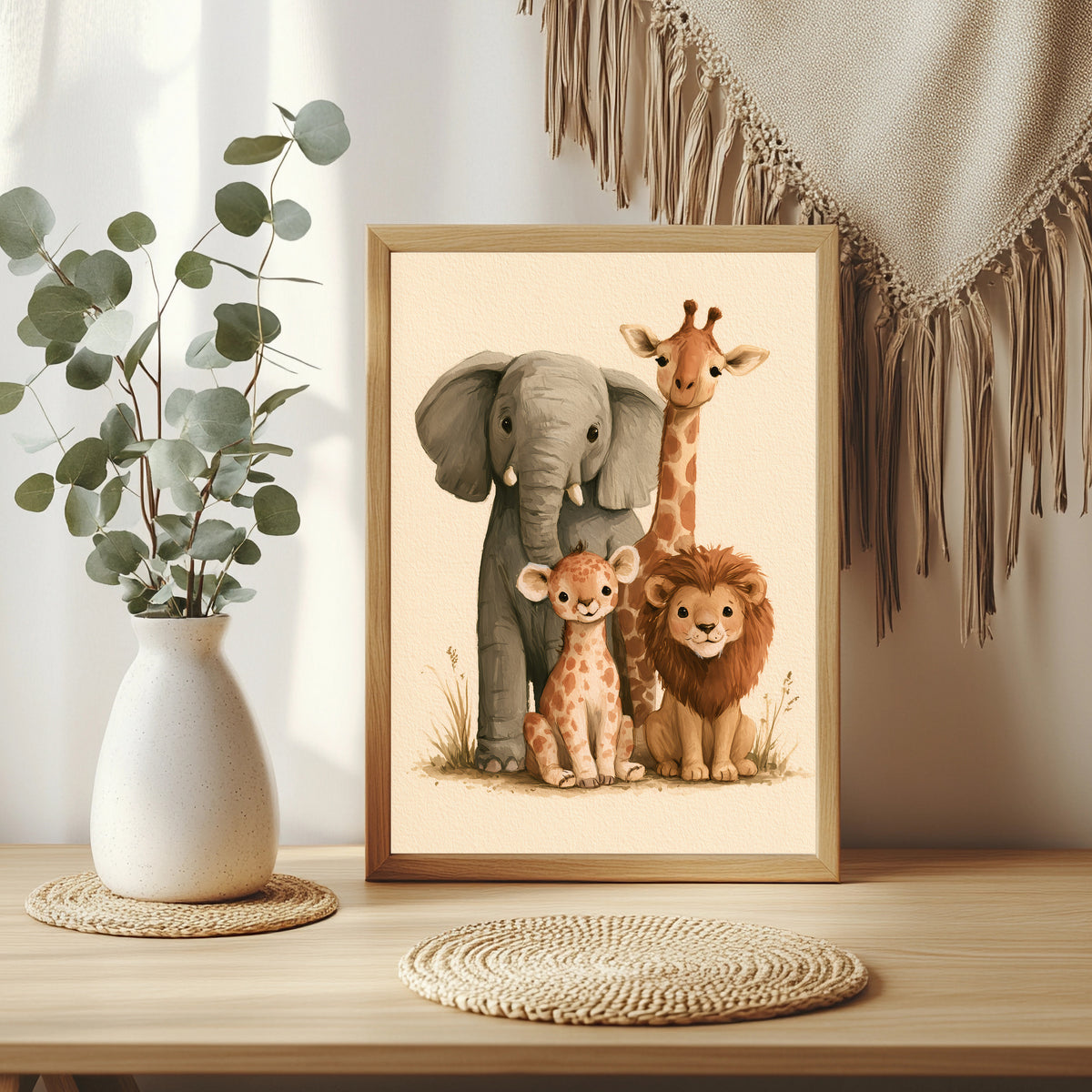 Safari-Freunde Poster – Raumansicht 3