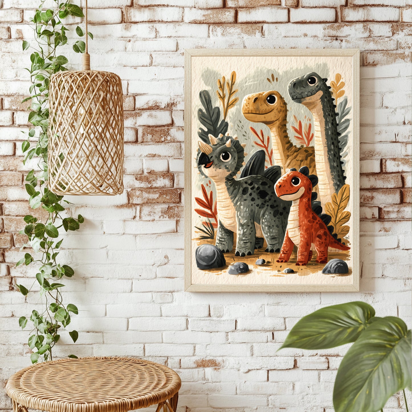 Dino-Freunde Poster – Raumansicht 1