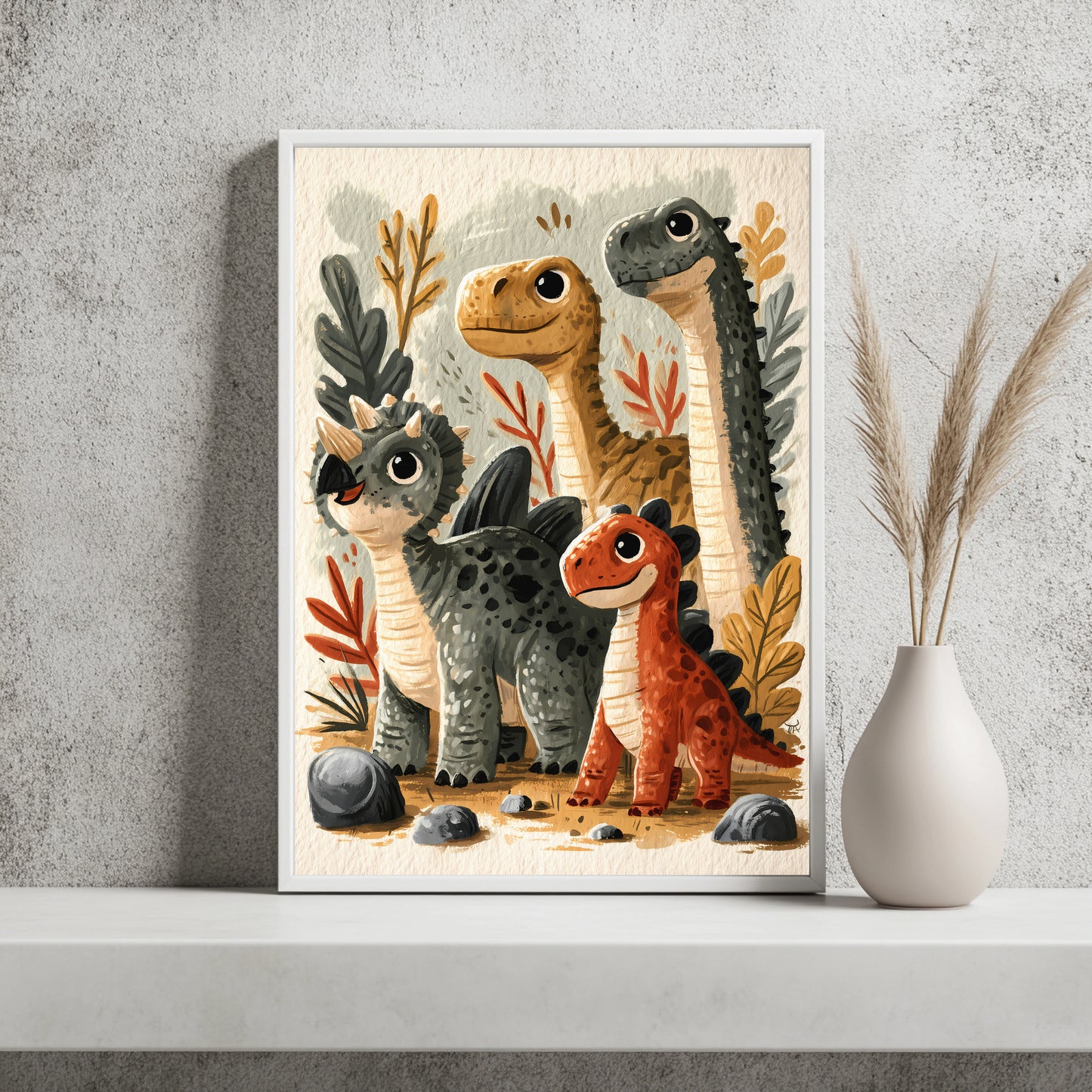 Dino-Freunde Poster – Raumansicht 2