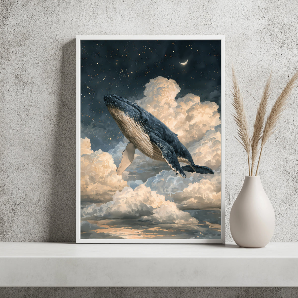 Wal & Sterne Poster – Raumansicht 2