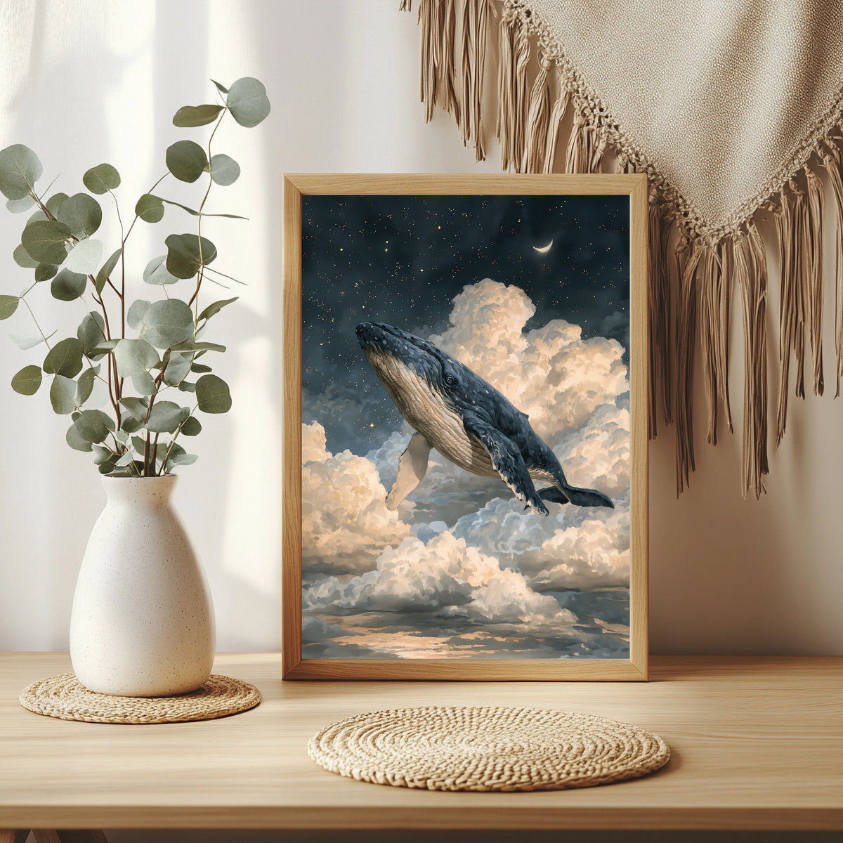 Wal & Sterne Poster – Raumansicht 3