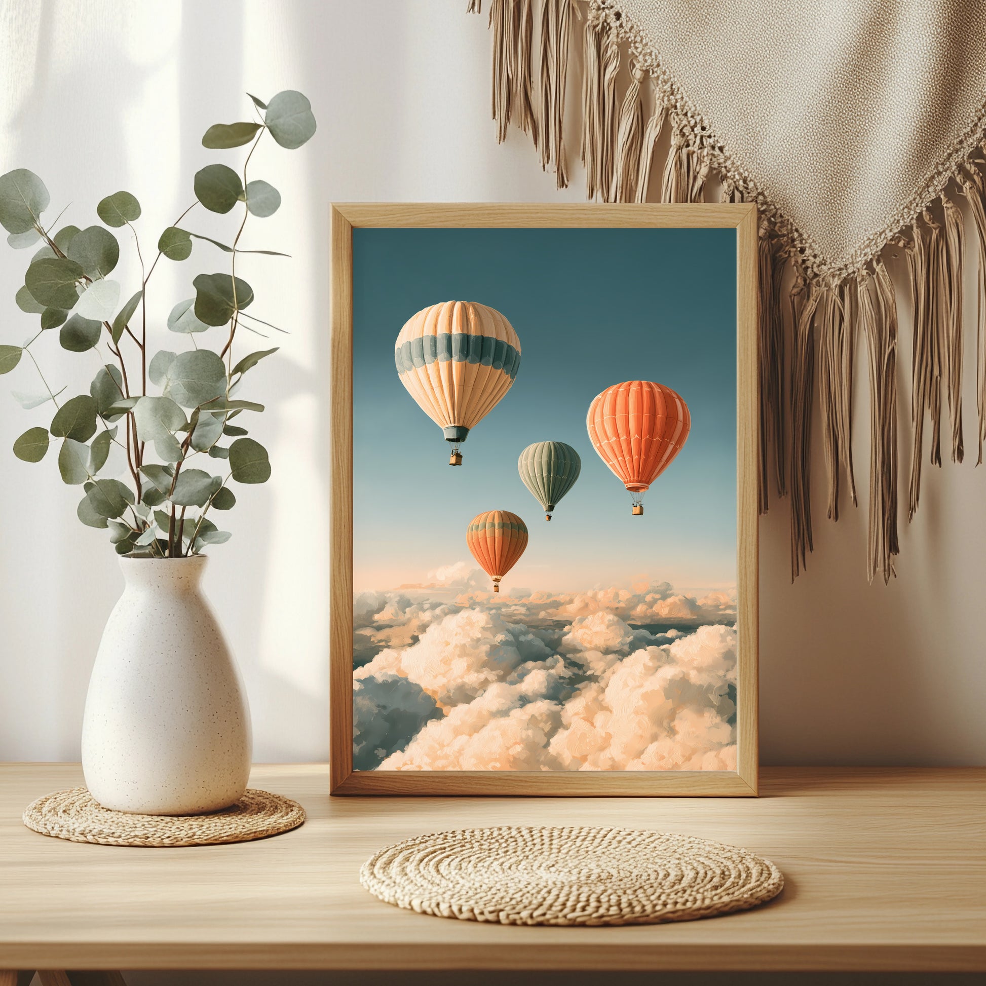 Heißluftballons Poster – Raumansicht 3