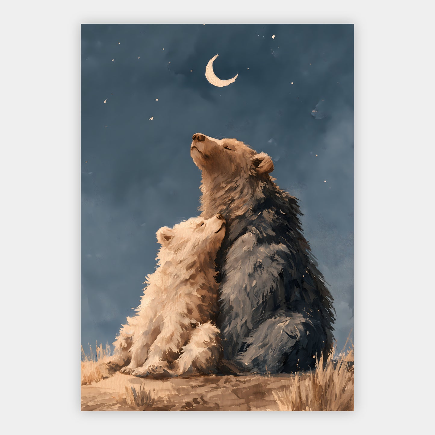 Mondbären Poster – Freisteller