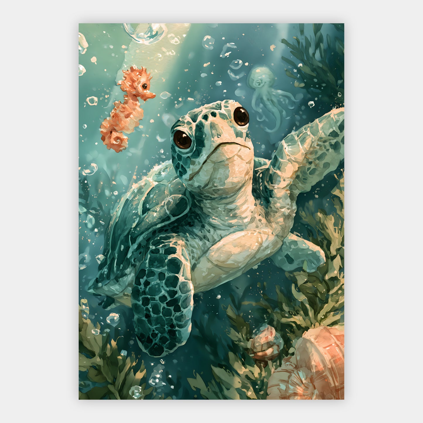 Meeresfreunde Poster – Freisteller