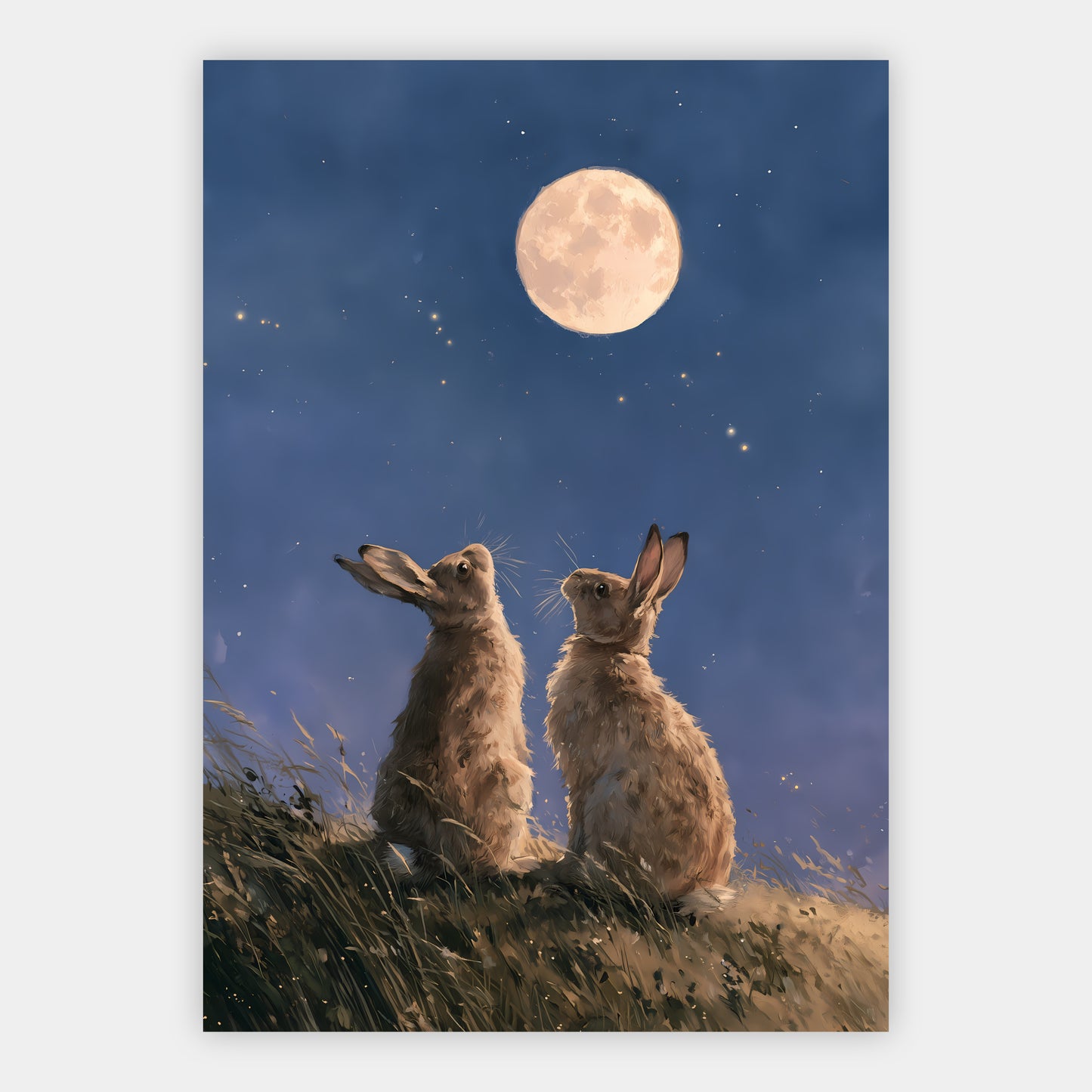 Mondhasen Poster – Freisteller