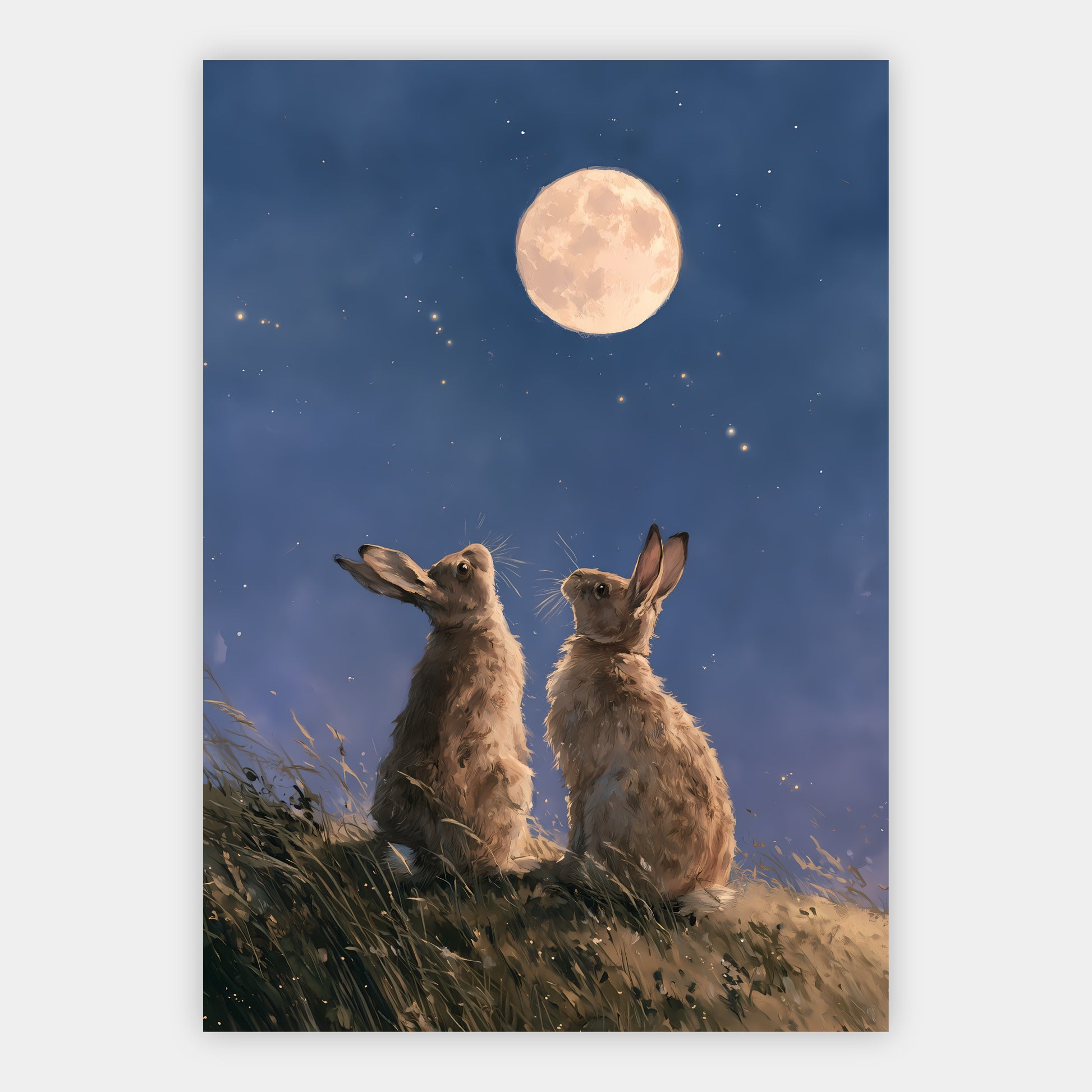 Mondhasen Poster – Freisteller