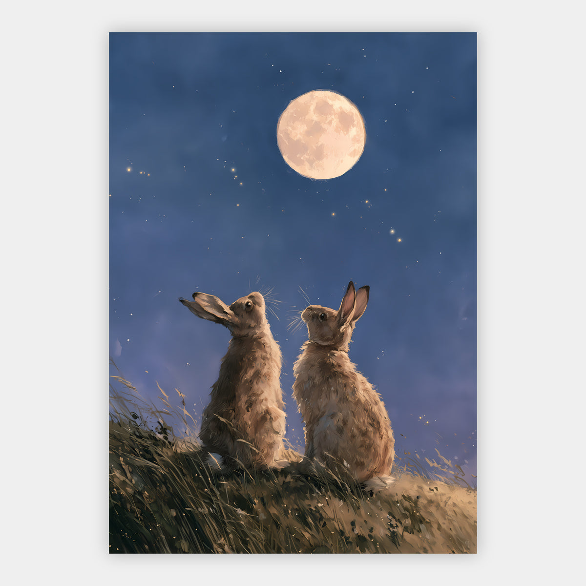Mondhasen Poster – Freisteller