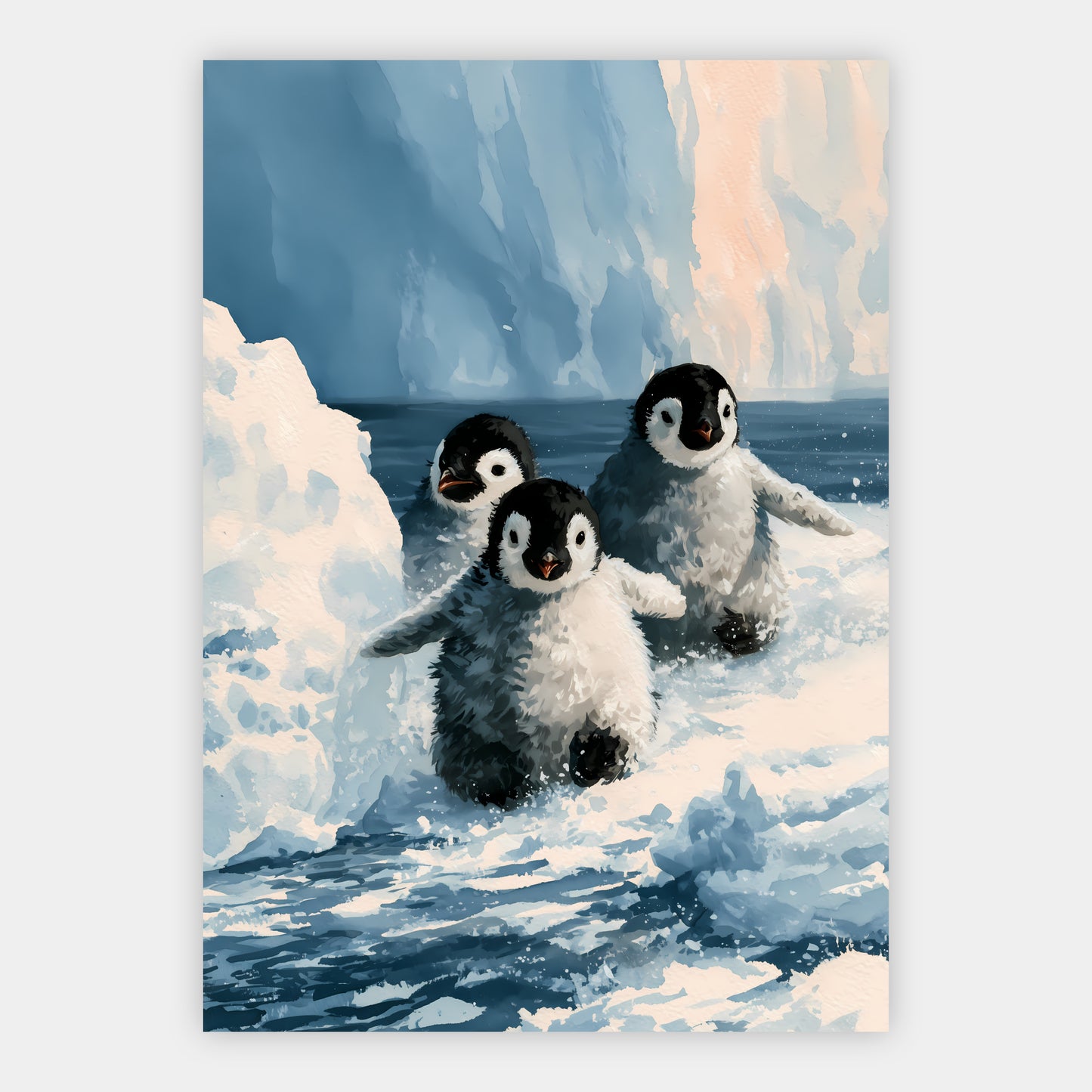 Pinguinfreunde Poster – Freisteller