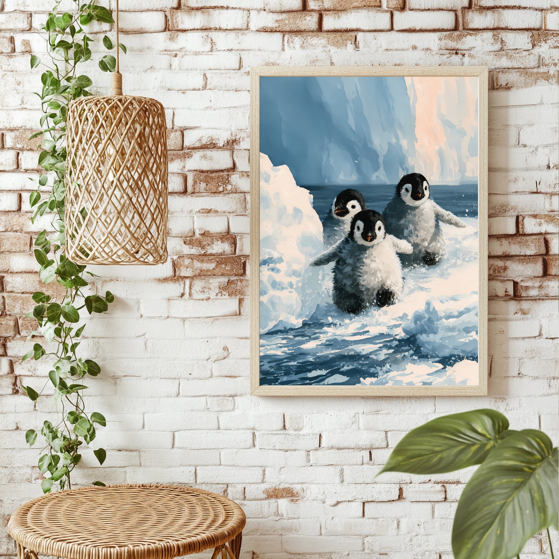 Pinguinfreunde Poster – Raumansicht 1