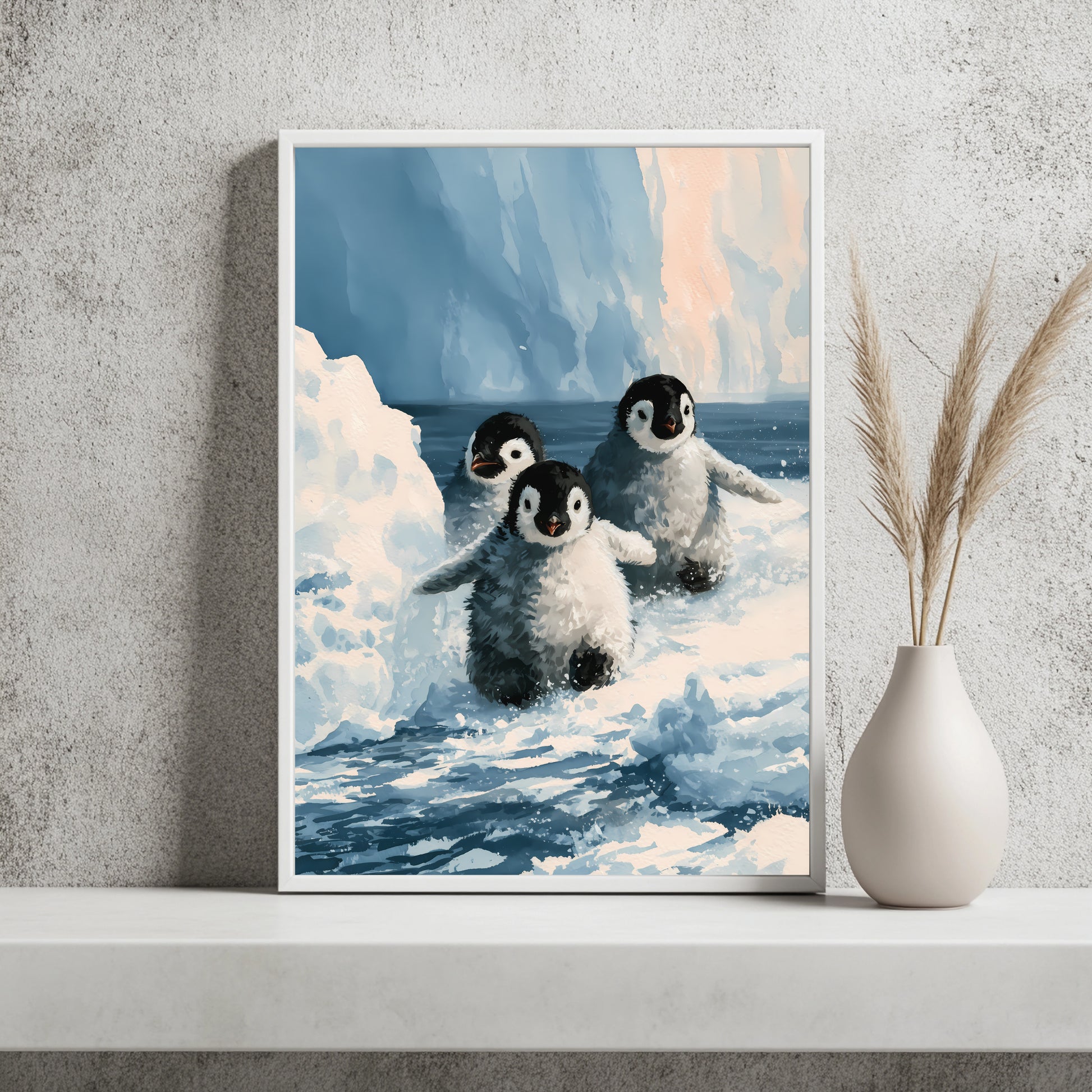 Pinguinfreunde Poster – Raumansicht 2