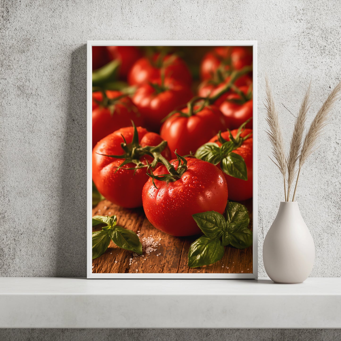 Tomaten & Basilikum Poster – Raumansicht 2