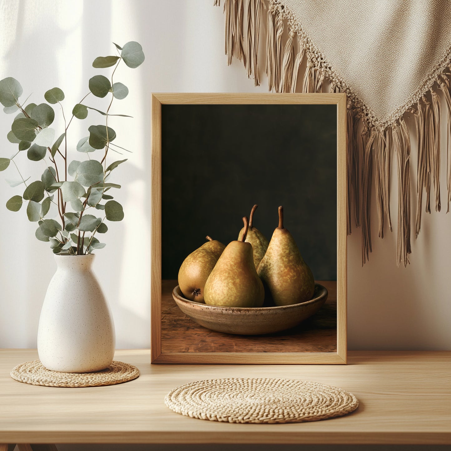 Birnen & Keramik Poster – Raumansicht 3