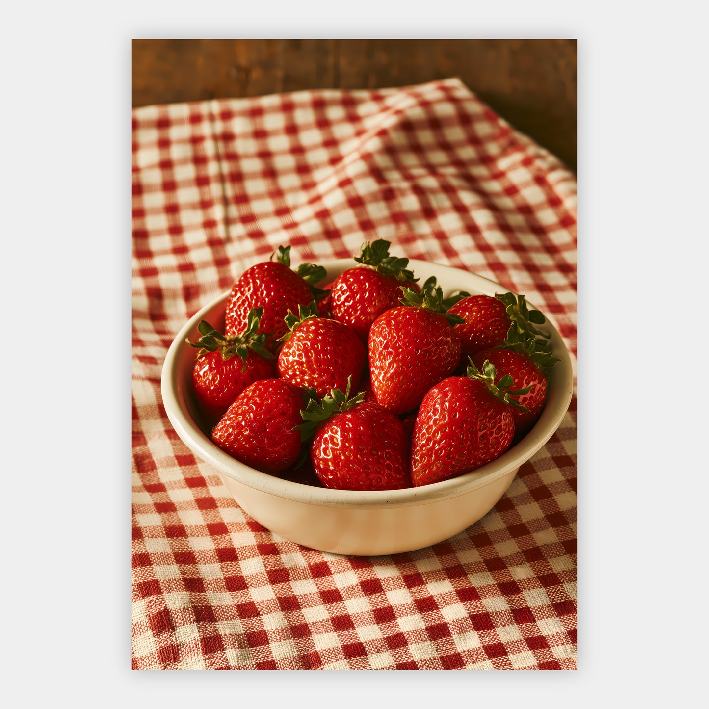 Erdbeeren Poster – Freisteller