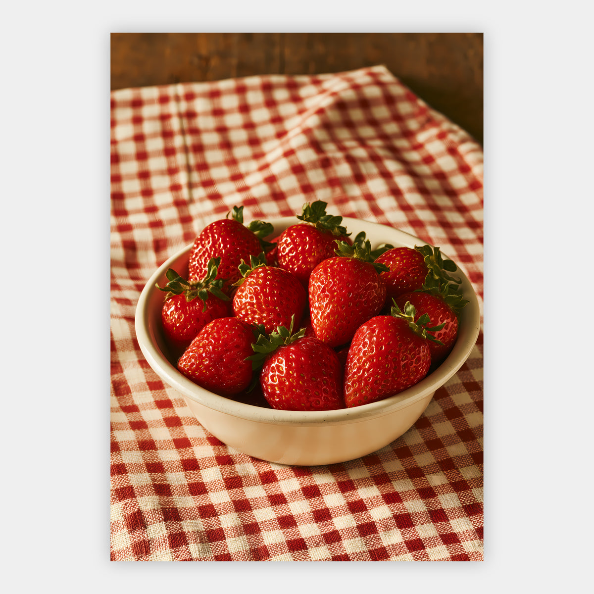 Erdbeeren Poster – Freisteller