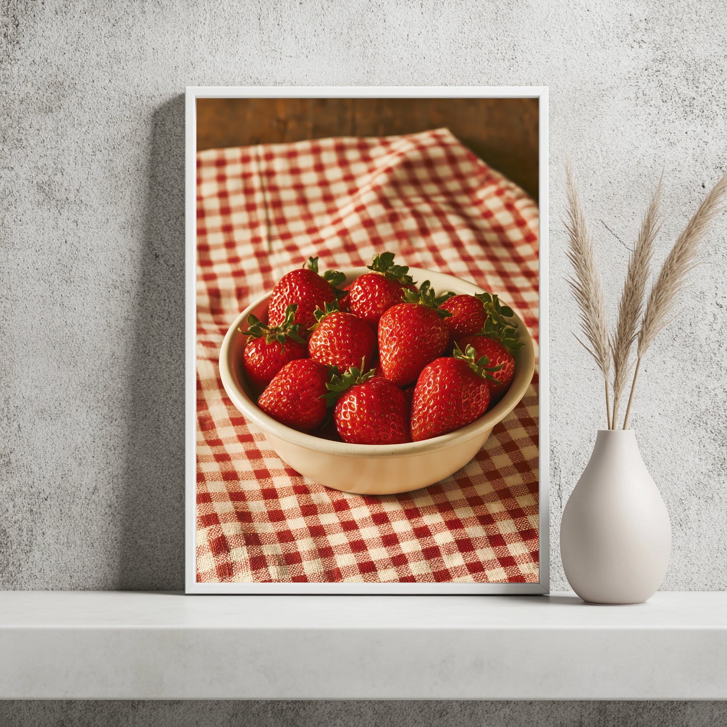 Erdbeeren Poster – Raumansicht 2