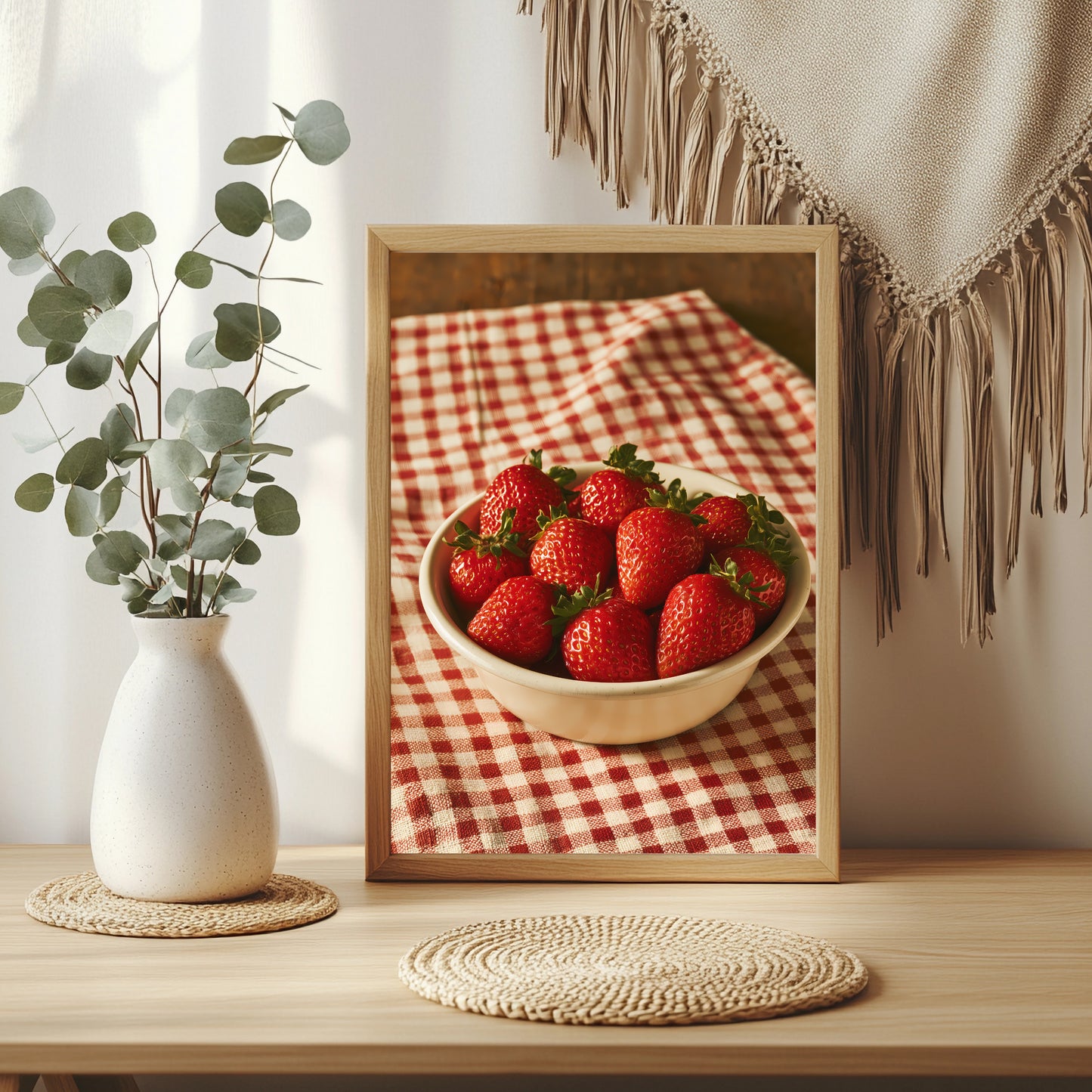 Erdbeeren Poster – Raumansicht 3