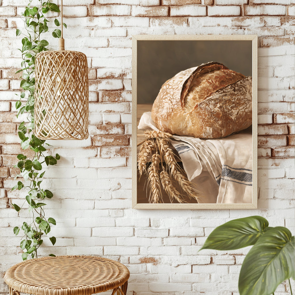 Brot und Weizen Poster – Raumansicht 1